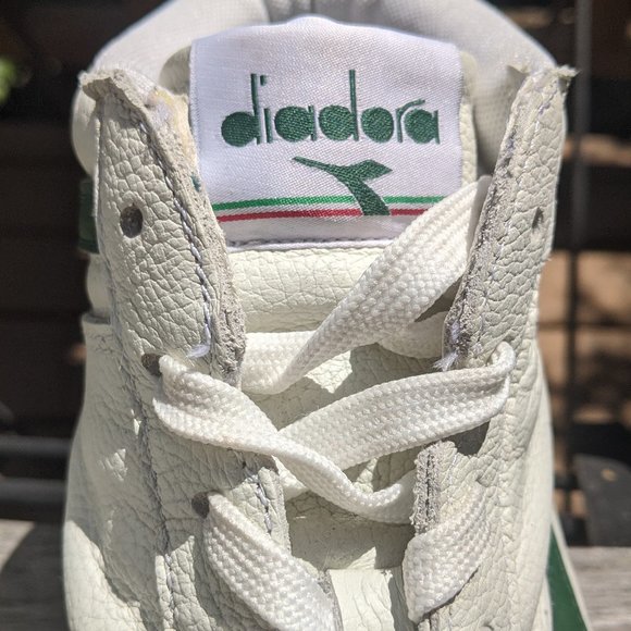 Diadora GAME L HIGH WAXED white/fogliage (green) - Picture 2 of 5